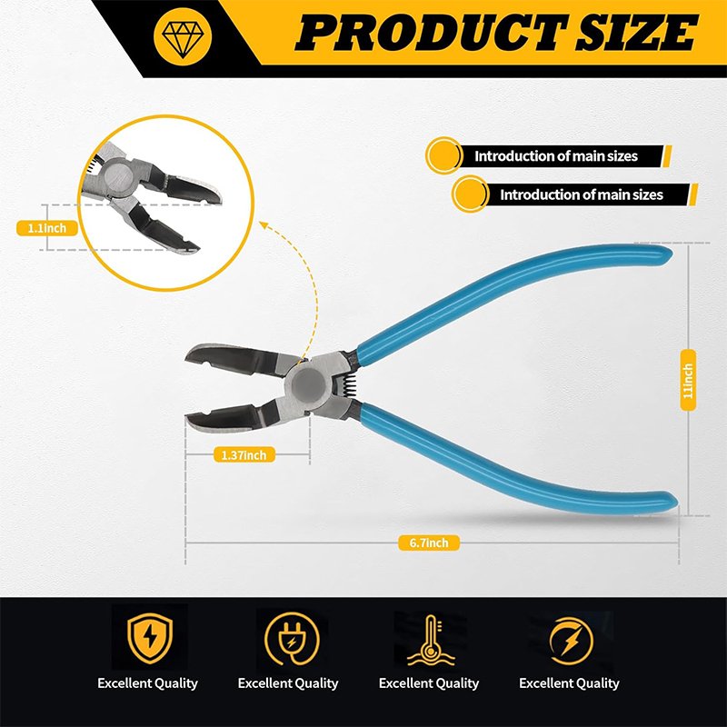 Multipurpose Diagonal Cutting Pliers Wire Flush Cutters Car Push Retainer Rivet Trim Clip Puller