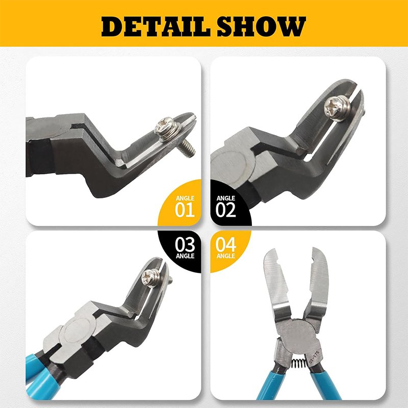 Multipurpose Diagonal Cutting Pliers Wire Flush Cutters Car Push Retainer Rivet Trim Clip Puller