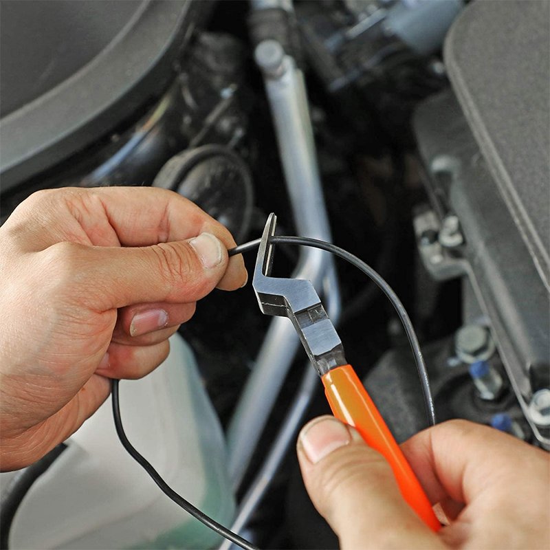 Multipurpose Diagonal Cutting Pliers Wire Flush Cutters Car Push Retainer Rivet Trim Clip Puller