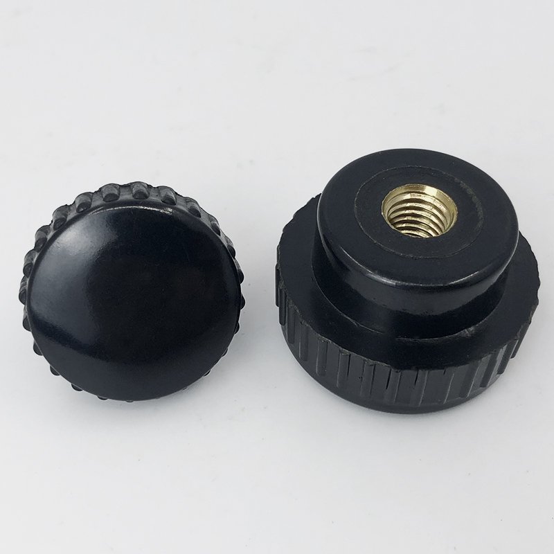 Fasteners M6 Thread Knobs Black Plastic Thumb Nuts for Furniture