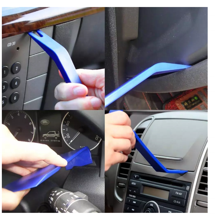 Auto Car Repair Trim Removal Tool Set Fastener Remover Panel Kit With Storage Bag