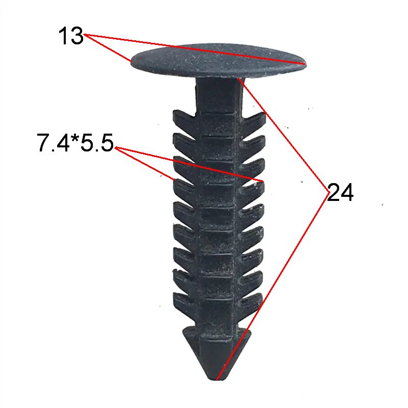 Push Screw Rivets New Modle A220 Car Safety Roof Moulding Clip Car Body Clip Repair Christmas Tree Retainer Barbed Car Clips