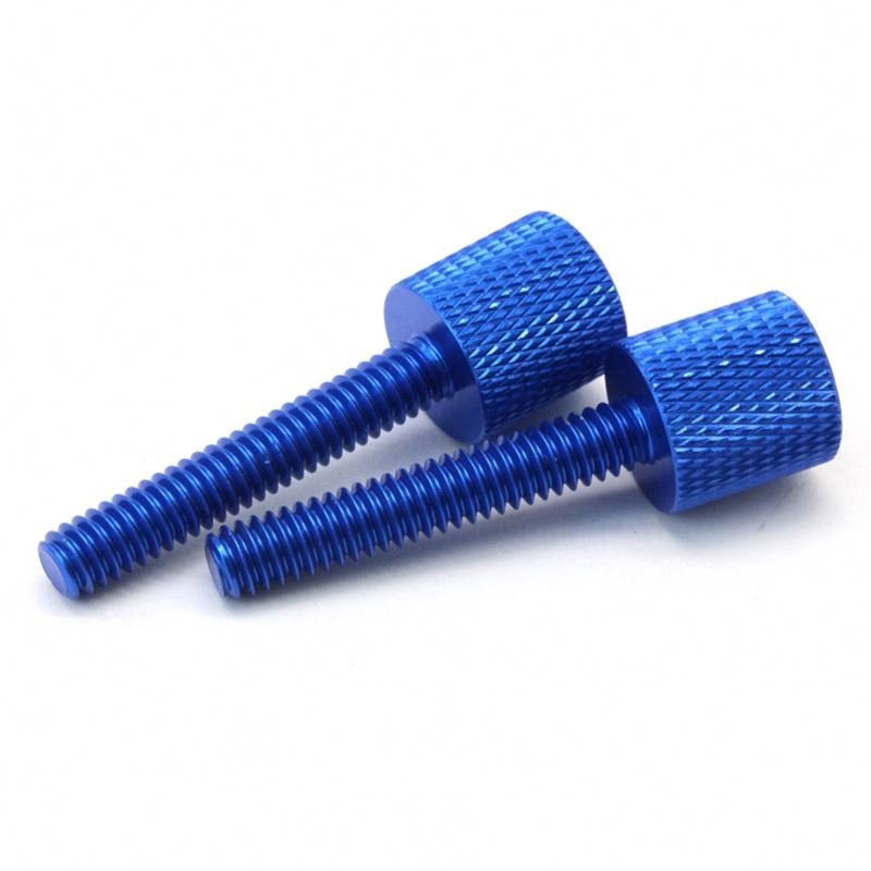 China supplier customized anodized M3 M4 M8 metal aluminum screw threaded 3mm aluminum fasteners for aluminum