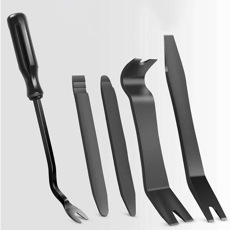 5PCS Black Automotive Trim Removal No-Scratch Pry Tool Kit for Car