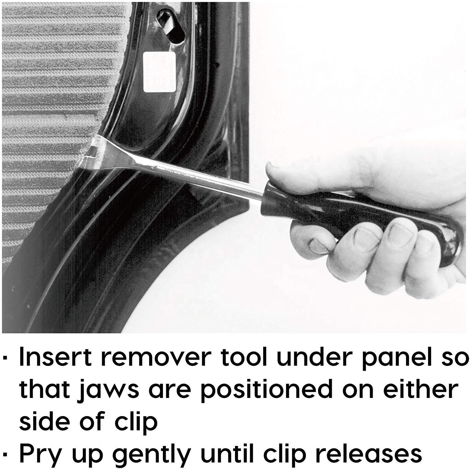 VIKTEC Plastic Fastener Remover Clip Door Panel (Upholstery) Remover Tool for Automotive Body Repair Upholstery & Trim Tool
