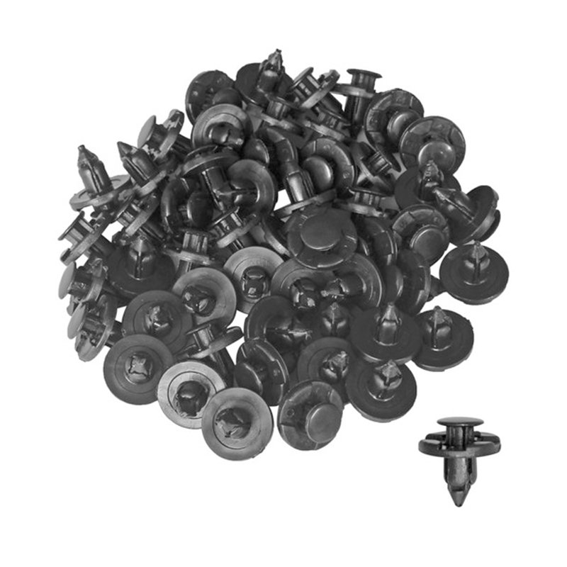 Custom 6.8mm 8.2mm 9.1mm Black Plastic Snap Expansion Screw Rivet Buckle Car Clips Fasteners
