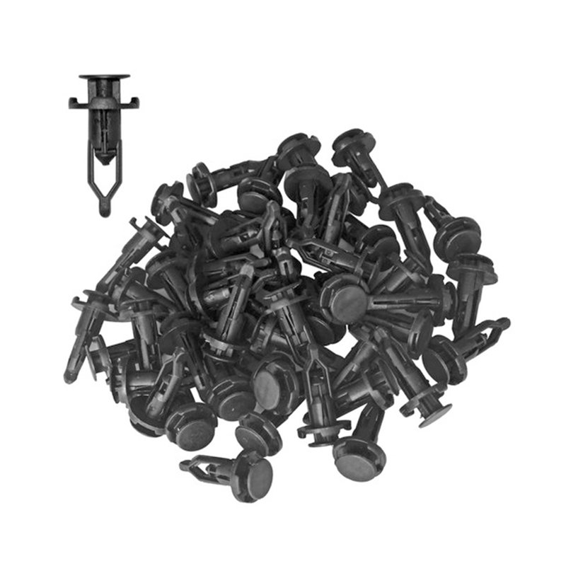 Custom 6.8mm 8.2mm 9.1mm Black Plastic Snap Expansion Screw Rivet Buckle Car Clips Fasteners
