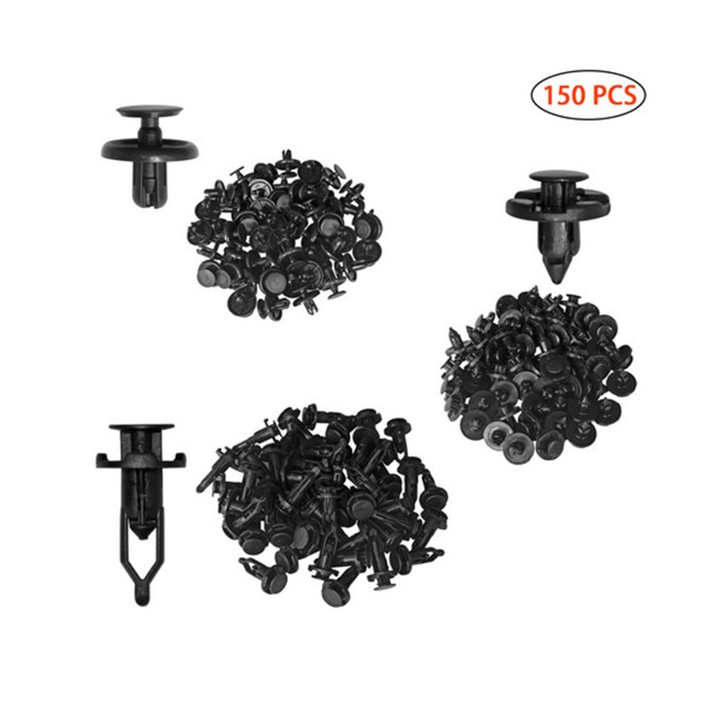 Custom 6.8mm 8.2mm 9.1mm Black Plastic Snap Expansion Screw Rivet Buckle Car Clips Fasteners