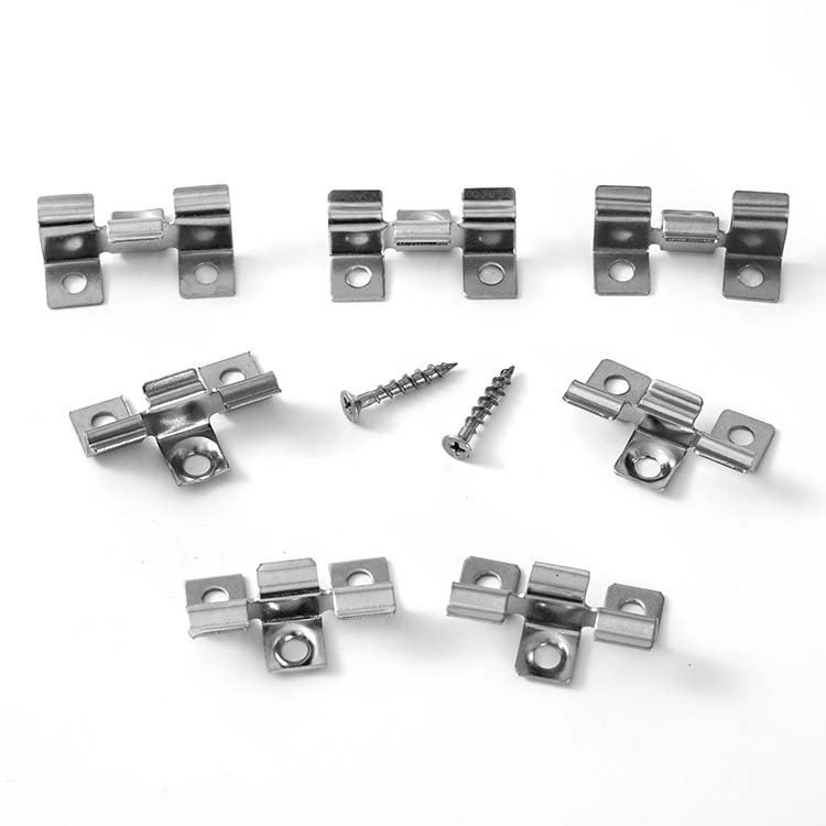 Wpc Decking Floor Fasteners Plastic Clips and Stainless Clips