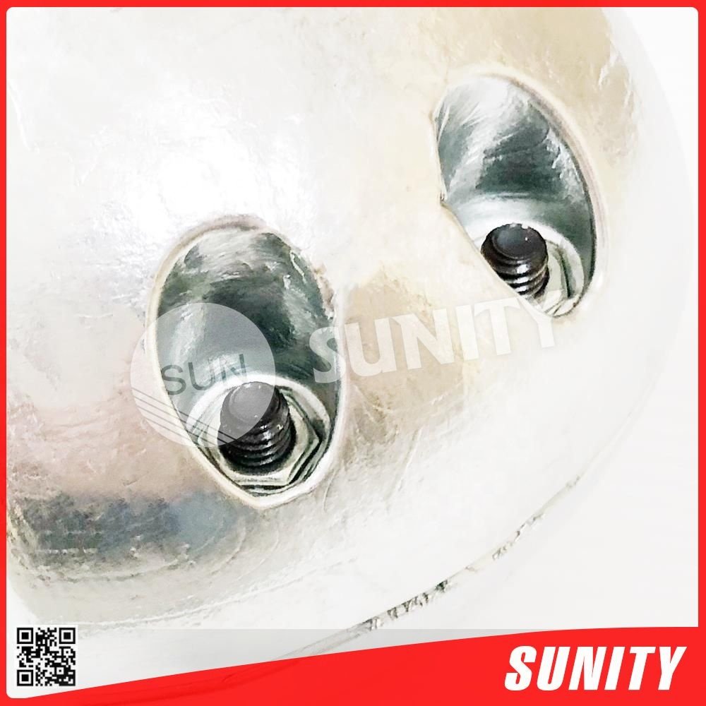TAIWAN SUNITY ANODES FOR SHAFTS 44mm diameter Hole 1-3/4 Inches for Marine Ensure Proper Protection