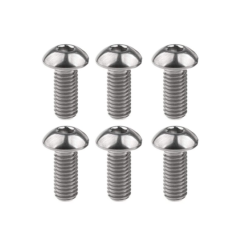 GR5 Titanium Bolt Big Head Titanium Screw bolt T40 Disc Brake Rotor M3 M4 M5 M6 m8 25mm Ti Bolts For Bike Motorcycle