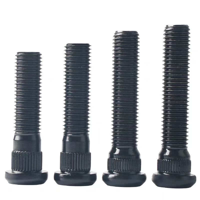 Low Price High Quality Custom High Quality White Yellow Black Oxide Zinc Alloy Galvanized Wheel Lug Bolts Universal for Auto Car