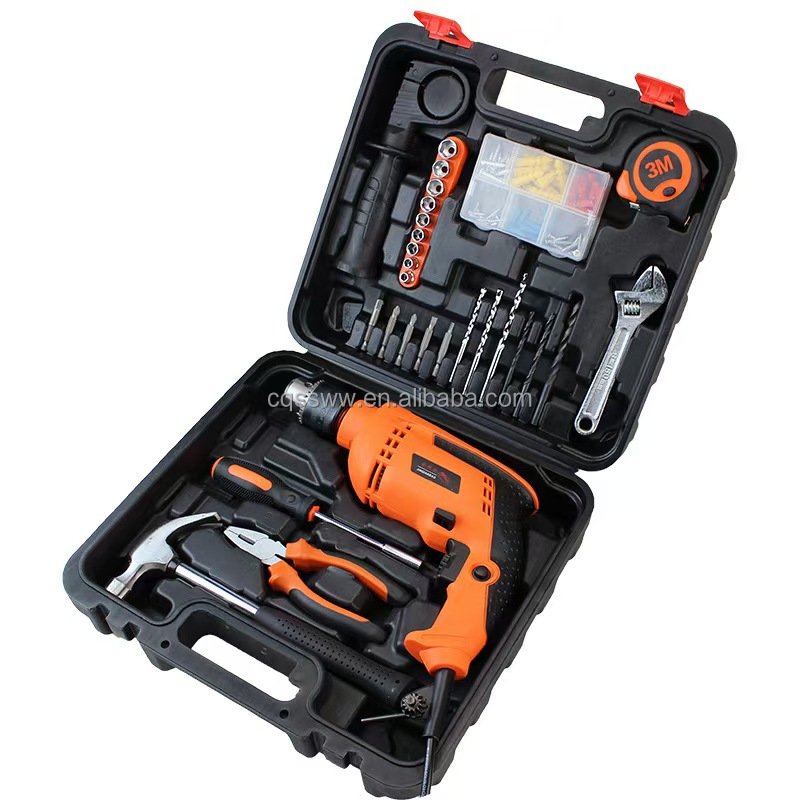 High Quality 28pcs Impact drill Tool Set power Tool Kit Box Set Electric Tool Sets For Home Use