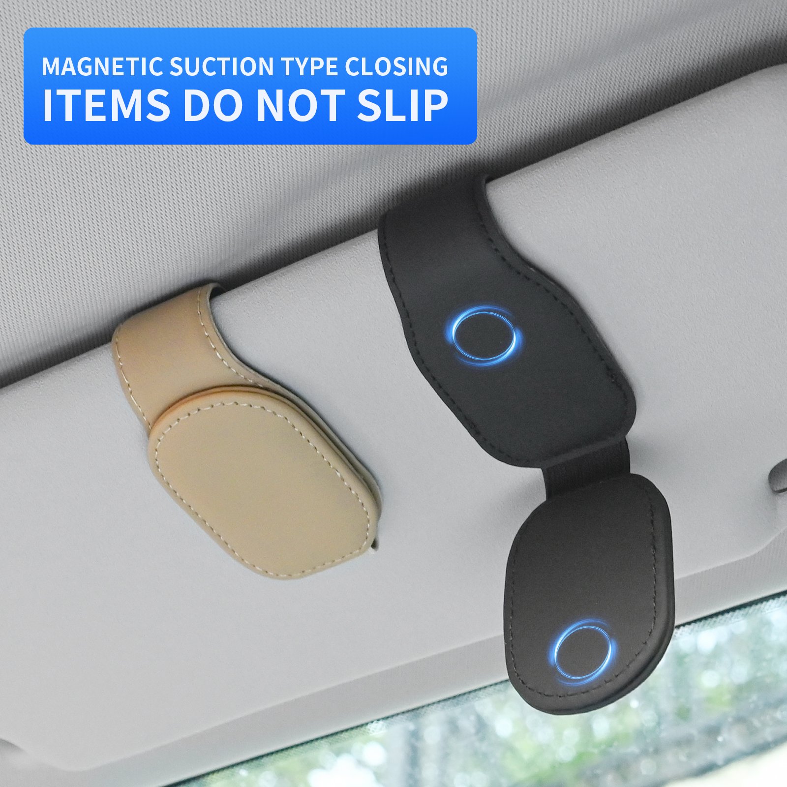 Accesorios Para Auto Universal Car Auto Sun Visor Glasses Box Sunglasses Clip Card Ticket Holder Stand Fastener Pen Case
