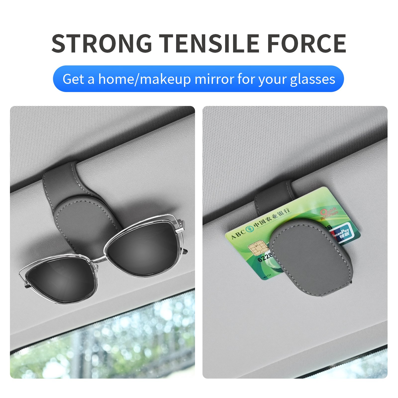 Accesorios Para Auto Universal Car Auto Sun Visor Glasses Box Sunglasses Clip Card Ticket Holder Stand Fastener Pen Case