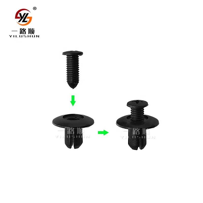 C20 500Pcs/Bag Body Clips Fastener Car Door Trim Panel Clips Push Type Rivets Clips 01553-0038U