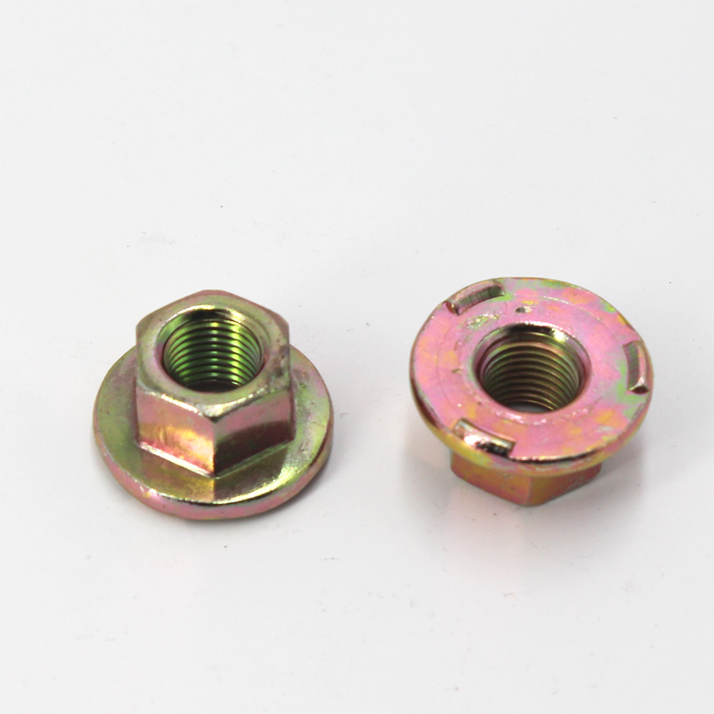 Automotive fasteners black hex flange nut 12 point lock nut non-standard nut