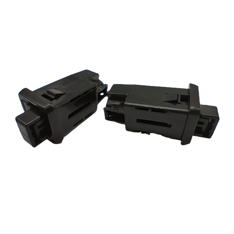DL-12A Ready to Ship Plastic Self-locking Device Push Latch Lock Trash Can for Function Box with PE Bag Packing