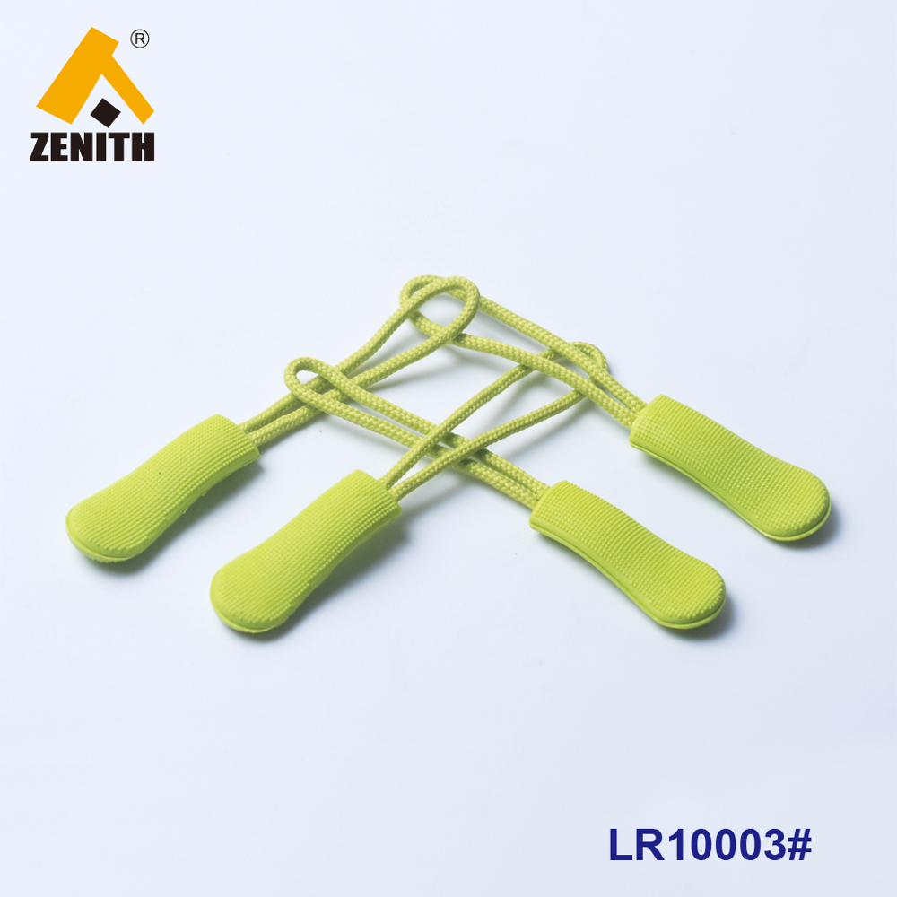 LR10003 Custom Soft PVC Plastic Zipper Pull High Quality Slider for Zipper Fastening