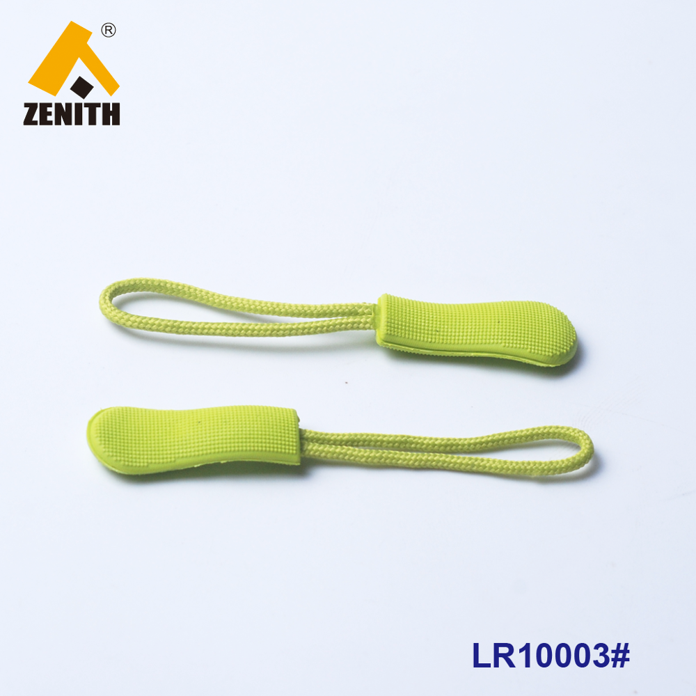 LR10003 Custom Soft PVC Plastic Zipper Pull High Quality Slider for Zipper Fastening