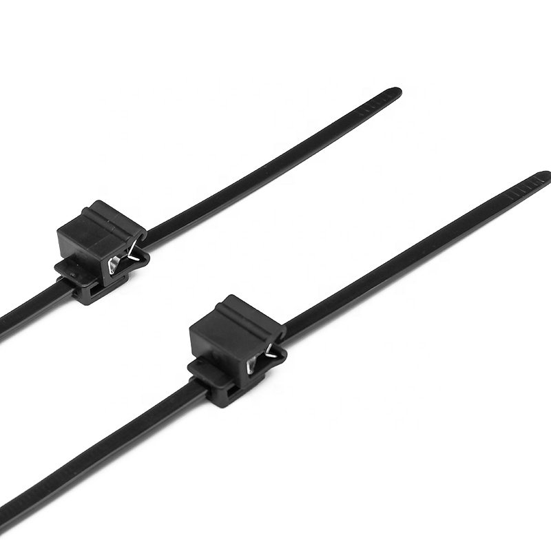 Nyloncable Tie Sheet Metal Iron Buckle Anti-tooth Automotive Wiring Harness Cable Tie