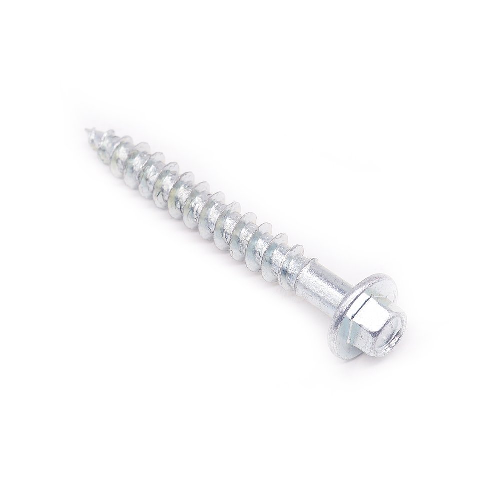 China Customized Fastener Zinc Plated Hexagonal Screw Self Tapping Screw Carbon Steel Hex Head Wood Screw