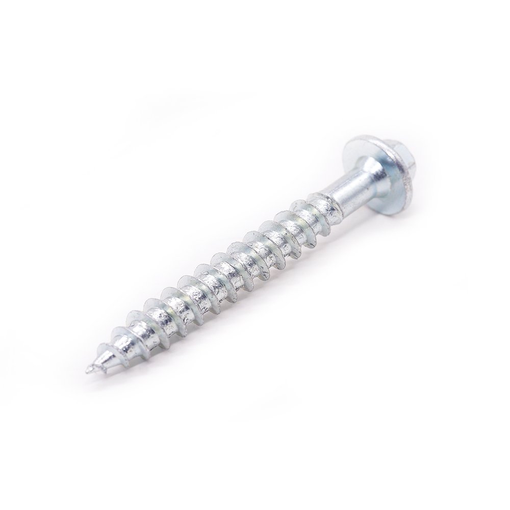 China Customized Fastener Zinc Plated Hexagonal Screw Self Tapping Screw Carbon Steel Hex Head Wood Screw