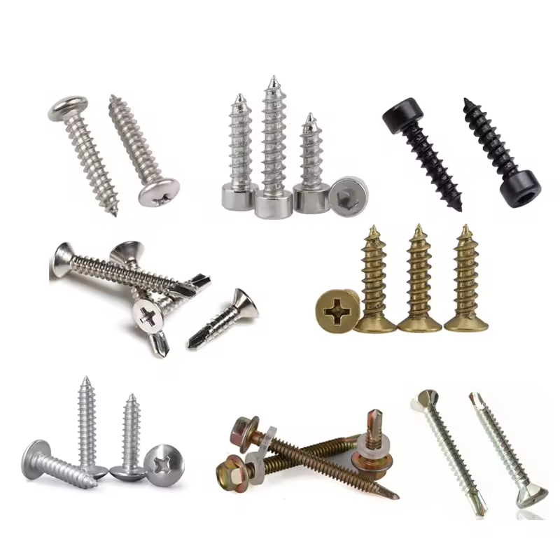 Hot Selling Fasteners M3 M12 M16 Hex Head Nickel Chrome 304 316 316l Stainless Steel Self Tapping Metal Sheet Screws For Sale