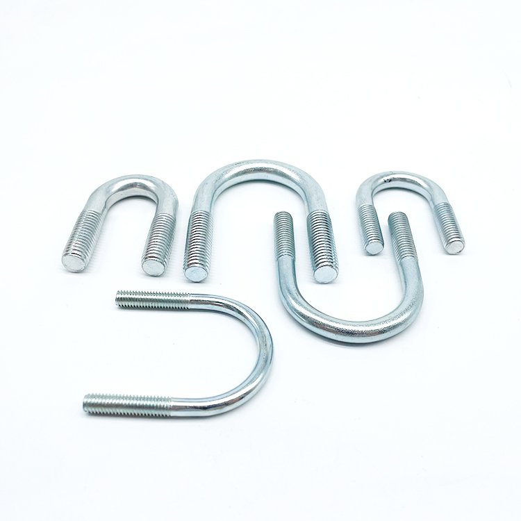 Custom U Shape Bolt M6 M10 M18 U Bolt And Fastener Grade 10.9 Zinc Plated U Bolt