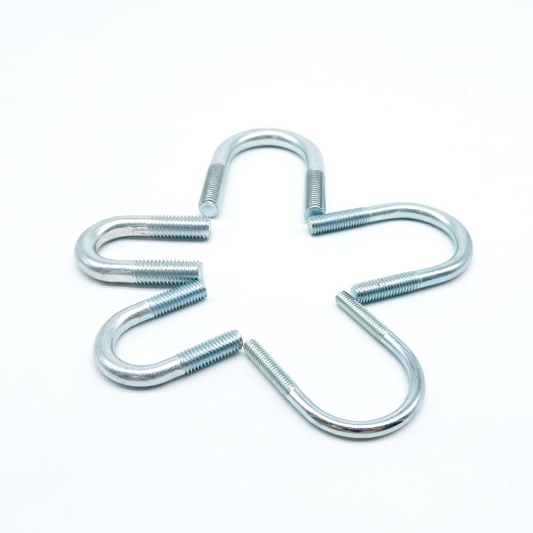 Custom U Shape Bolt M6 M10 M18 U Bolt And Fastener Grade 10.9 Zinc Plated U Bolt