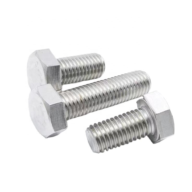 Stock Factory Price Hex Head Bolt Nut 1/4'' 3/8'' 5/8'' UNC Standard Hex Bolt and Nut Grade 8.8 High Tensile