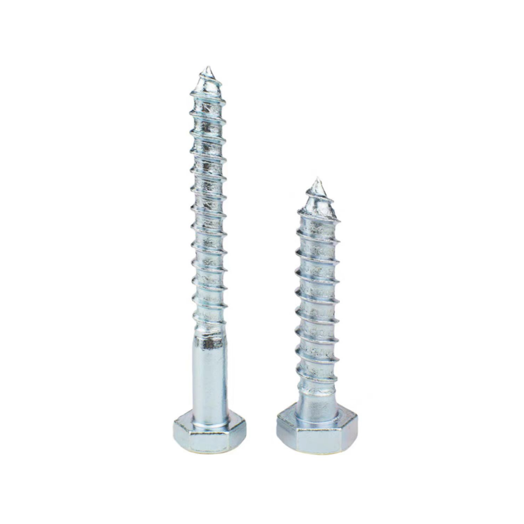 Fastener Manufacturer Galvanize Wood Screw M6 M8 M10 Coach Screw DIN571 Lag Screw