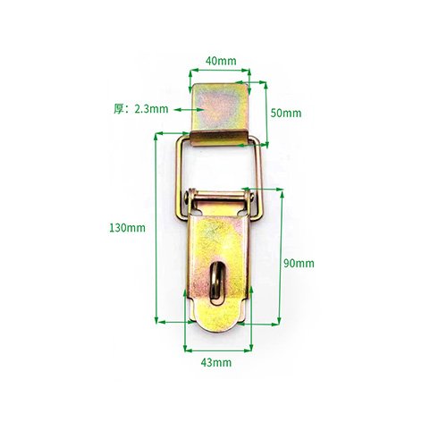 Toolbox Accessories Metal Hardware accessories safe Cabinet iron nickel plated stainless steel duckbill spring fastener