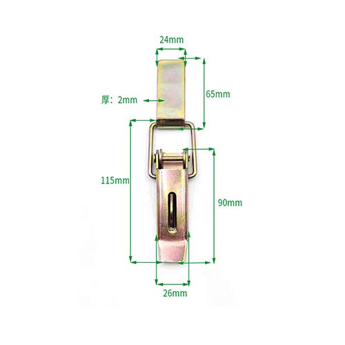 Toolbox Accessories Metal Hardware accessories safe Cabinet iron nickel plated stainless steel duckbill spring fastener