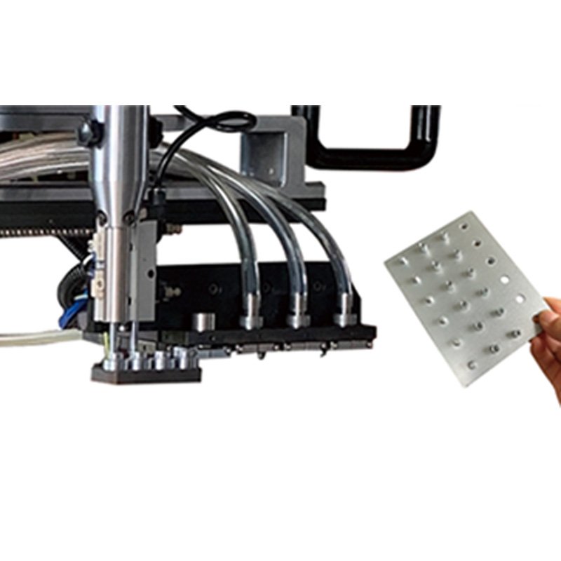 Efficient Processing 4 Station Automatic Upper Tool Changer Automatic TIS for Lower Tool Hydraulic Fastener Insertion Machine