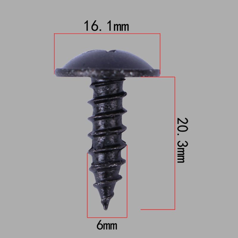 for vw Fixed Auto Fender Engine Splash Guard washer rivet Cross head metal Self Tapping Screws for BMW Car Body Fastener clips
