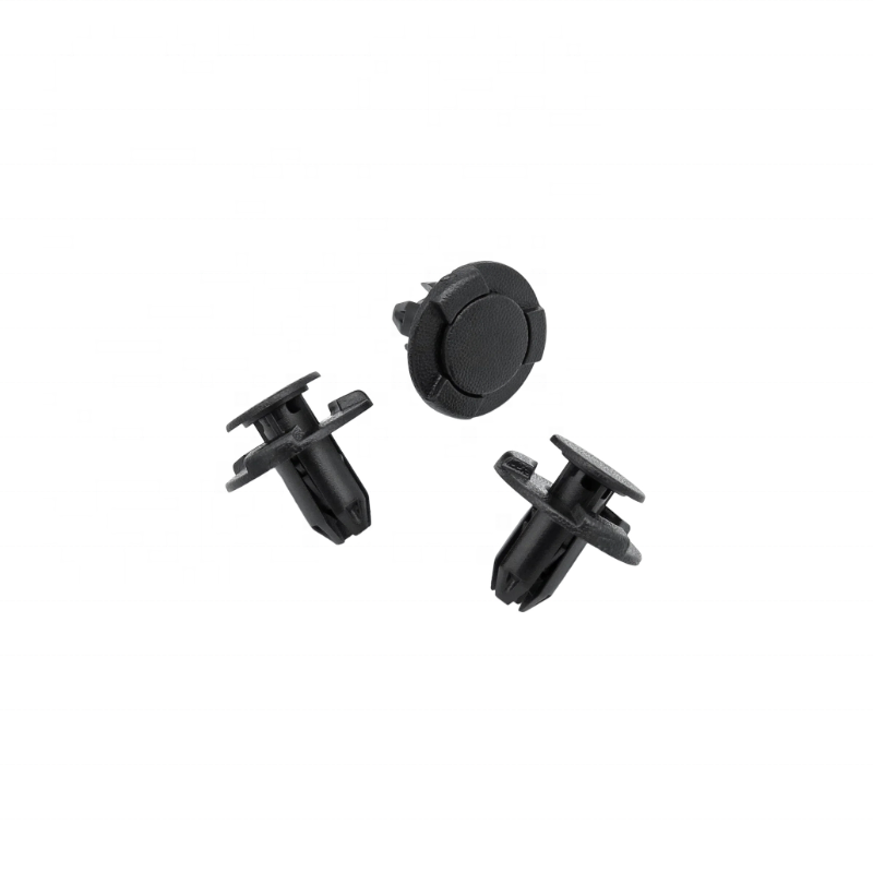 01553-05933 Black Japanese Auto Retainer Clips 8mm Nylon Plastic Rivet Clip for Car Shields Cowl and Trim New Condition