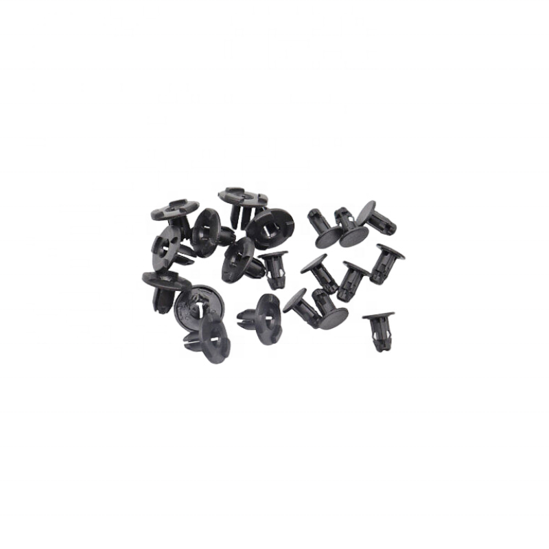 01553-05933 Black Japanese Auto Retainer Clips 8mm Nylon Plastic Rivet Clip for Car Shields Cowl and Trim New Condition