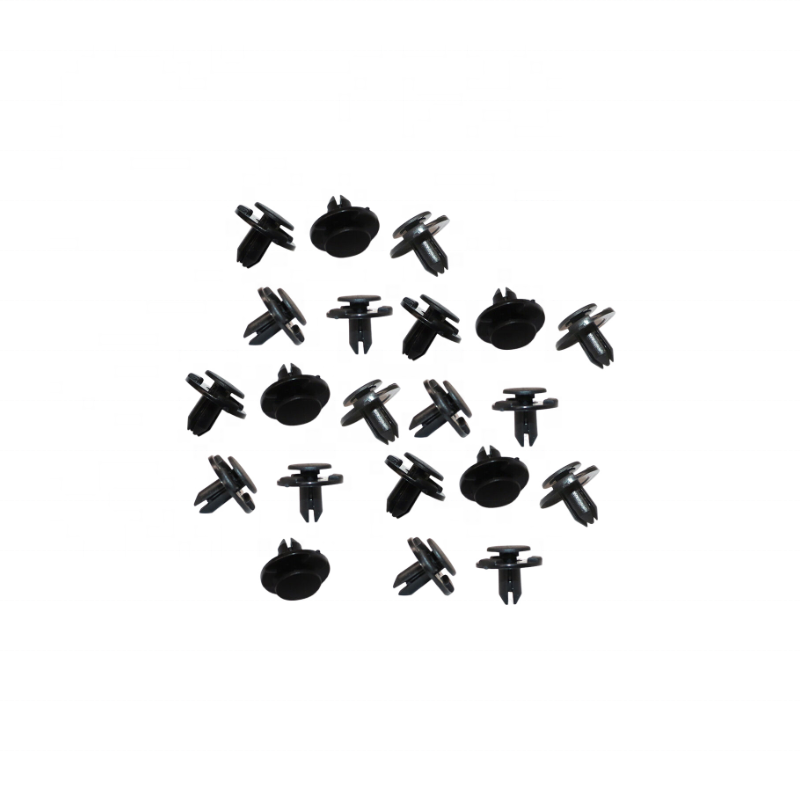 01553-05933 Black Japanese Auto Retainer Clips 8mm Nylon Plastic Rivet Clip for Car Shields Cowl and Trim New Condition