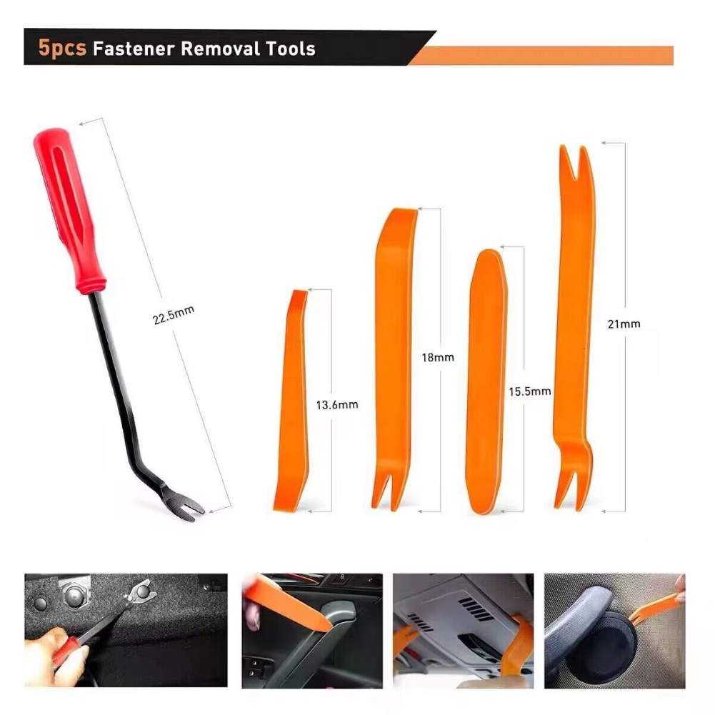 680 Pcs Car Clips Fastener Screws Bumper Interior Decoration Auto Plastic Mixing Universal Plastic