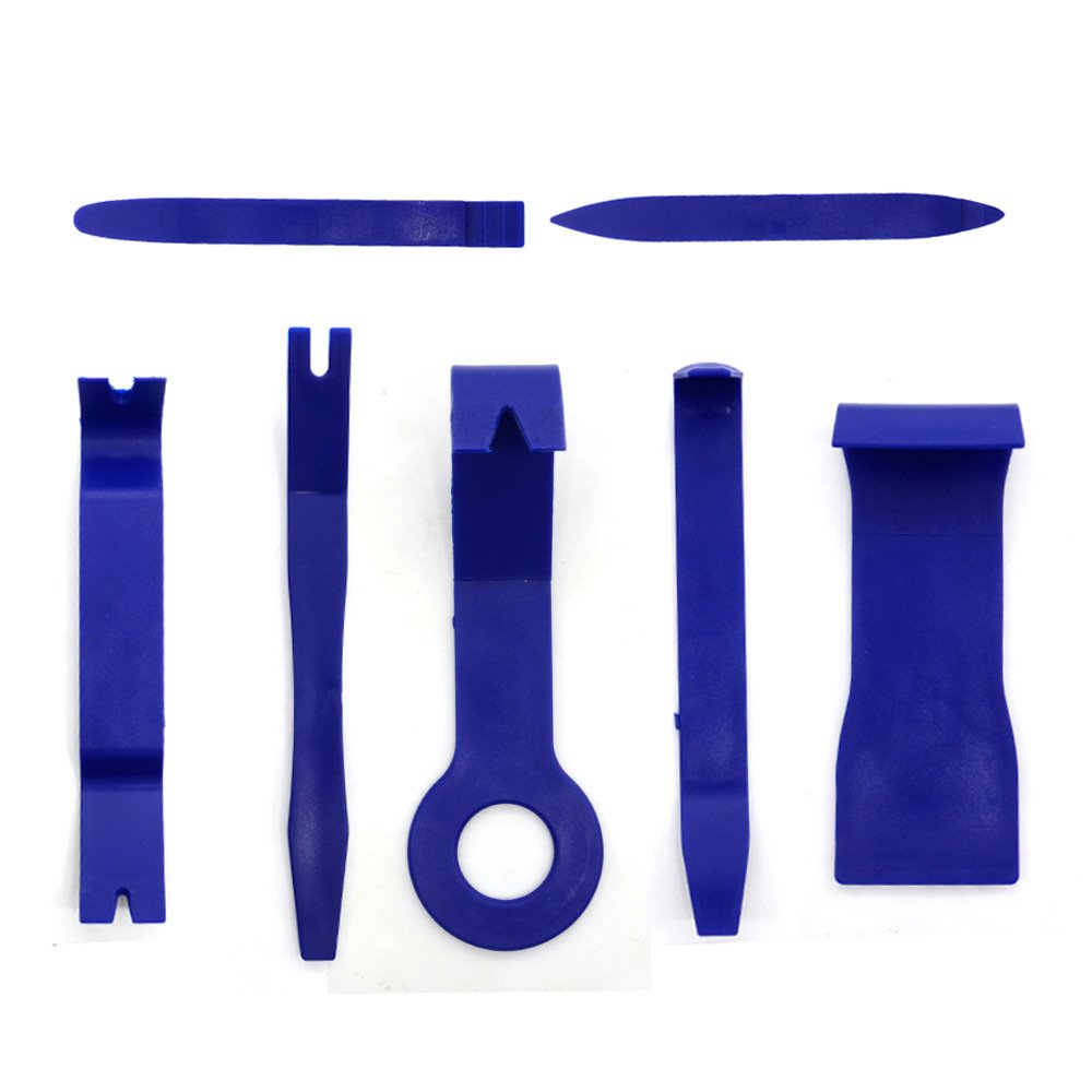 12pcs blue color Car Trim Audio Radio Door Panel Removal Pry Tool for Installing and Removing Fasteners Clips Trims