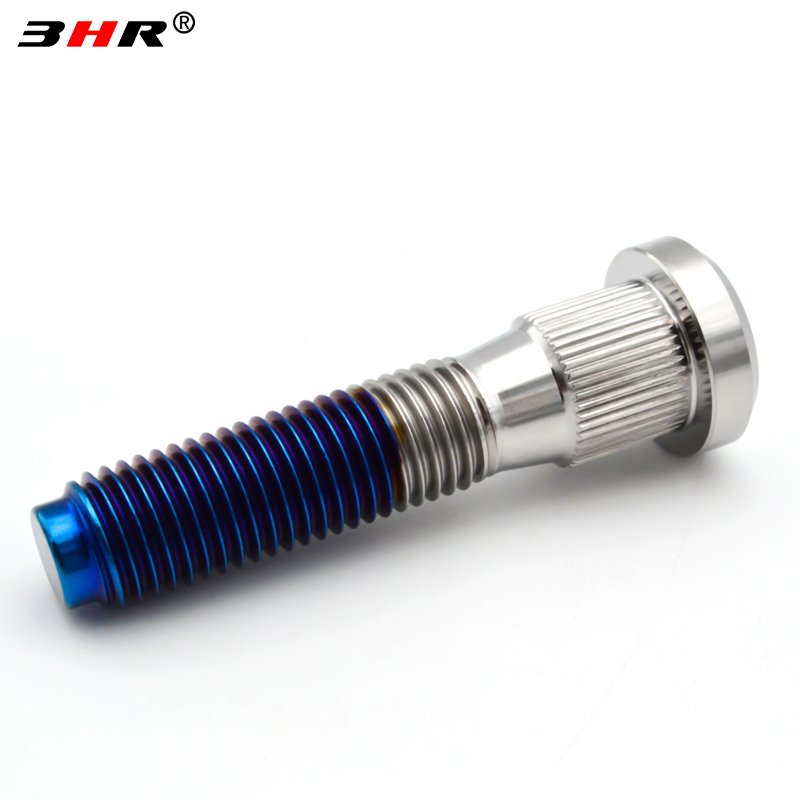 Best Price factory Gr.5 Titanium Alloy M12*1.5 Auto Wheel Stud Auto fasteners Customized CNC machined Titanium alloy bolt