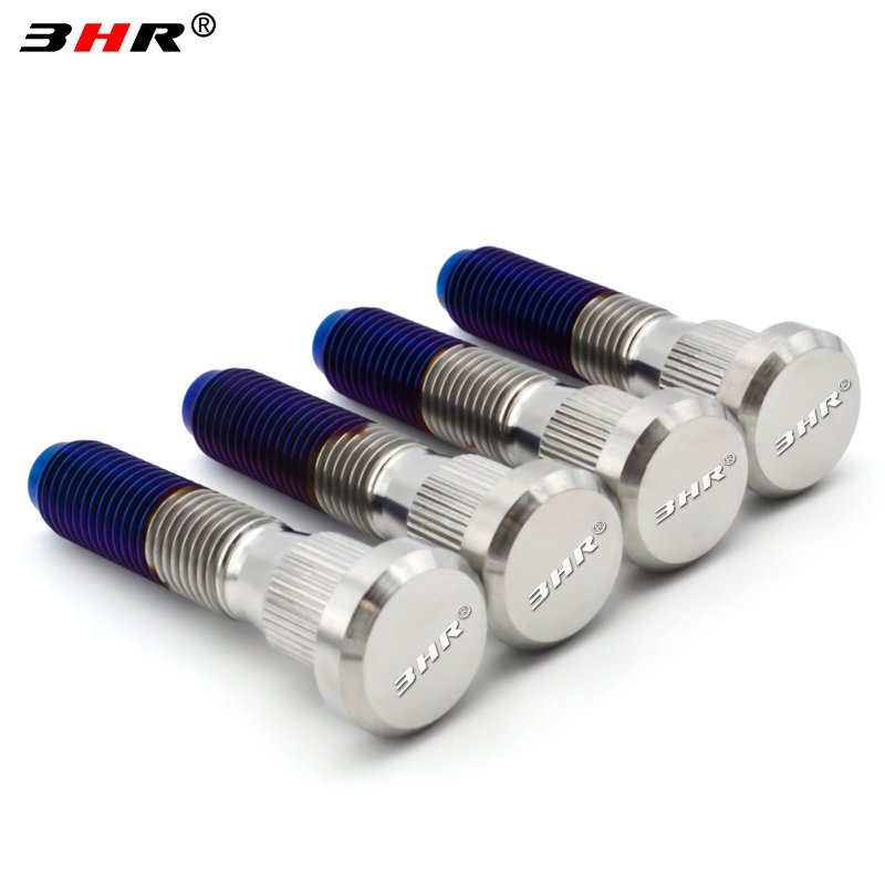 Best Price factory Gr.5 Titanium Alloy M12*1.5 Auto Wheel Stud Auto fasteners Customized CNC machined Titanium alloy bolt