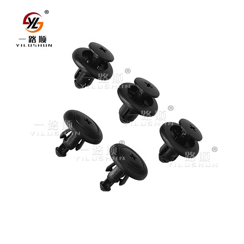 B66 Hot Sale Auto Spare Parts Fastener Set Kit Automotive Car Auto Body Clips Plastic PE Bag Push in