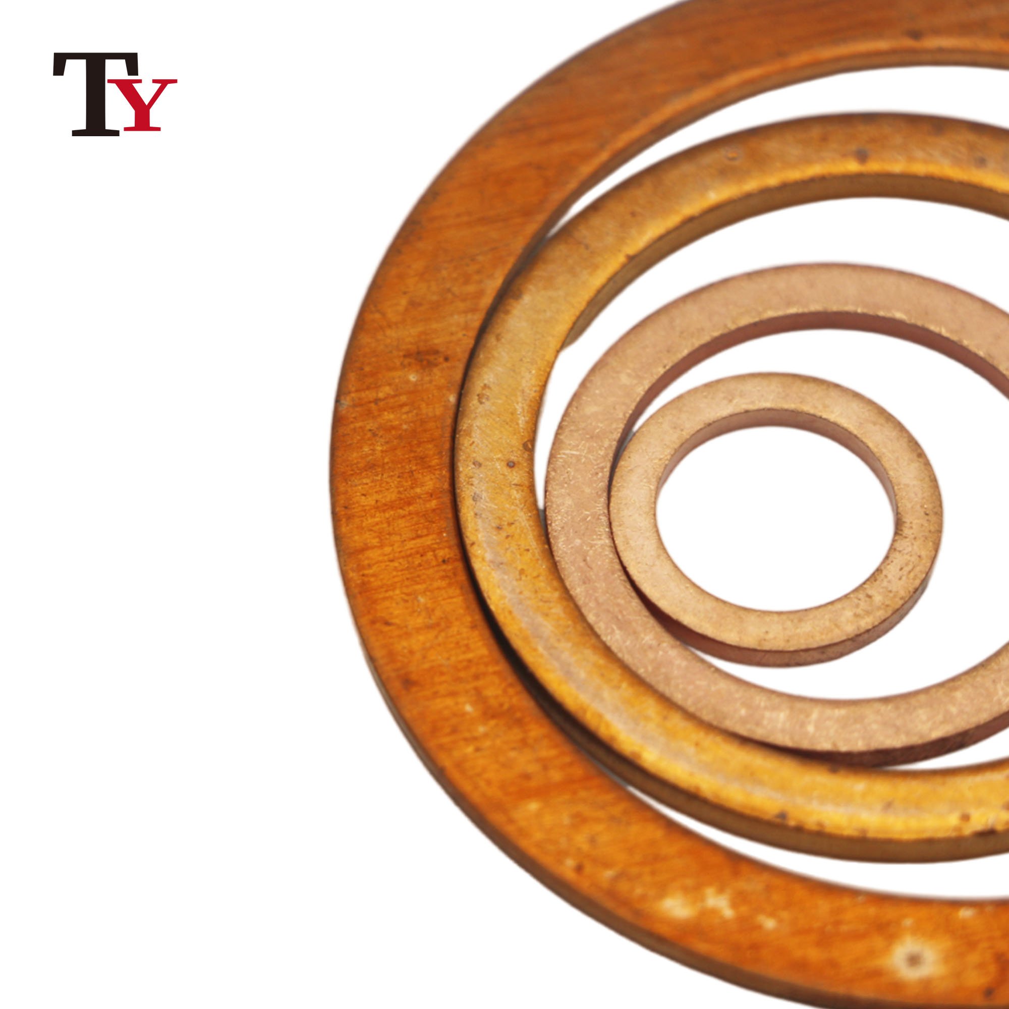 China Manufacturer Price Copper Washer Copper Ring Gasket Seal Round Flat Metal Washers Sealing Gasket