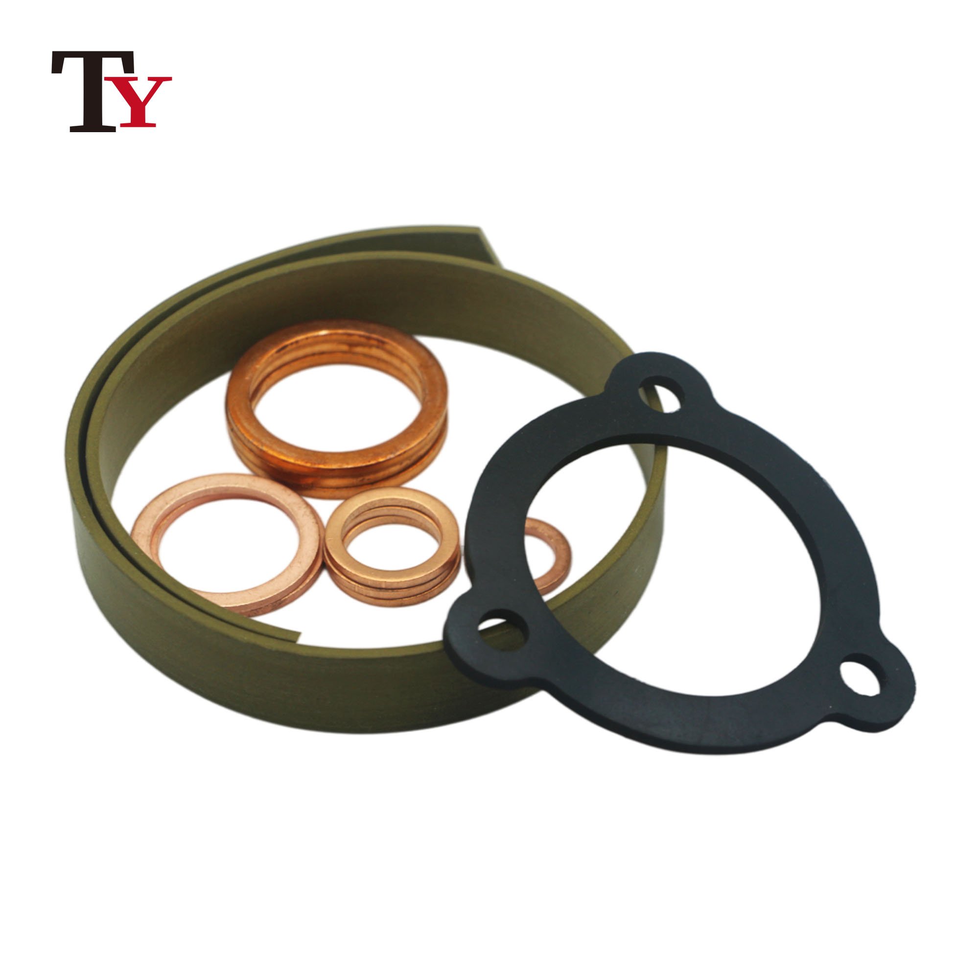 China Manufacturer Price Copper Washer Copper Ring Gasket Seal Round Flat Metal Washers Sealing Gasket