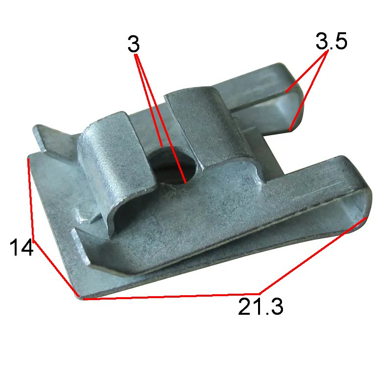 Chinese Fastener Supplier Elastic U Clip Nut for Auto Parts