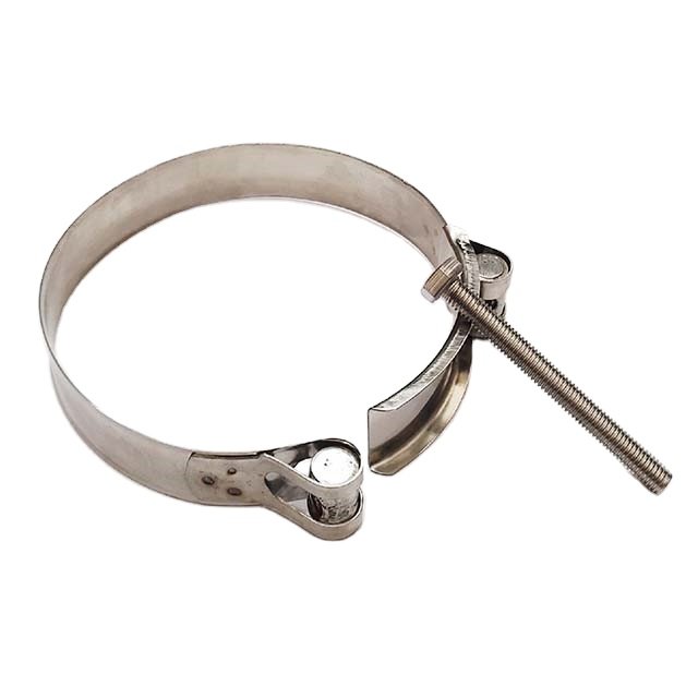 Strong Stainless Steel Hose Clamps High Pressure Heavy Duty Single Bolt Hose Pipe Clamp Heavy Duty Hose Bolts Clamps