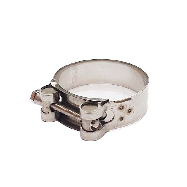 Strong Stainless Steel Hose Clamps High Pressure Heavy Duty Single Bolt Hose Pipe Clamp Heavy Duty Hose Bolts Clamps