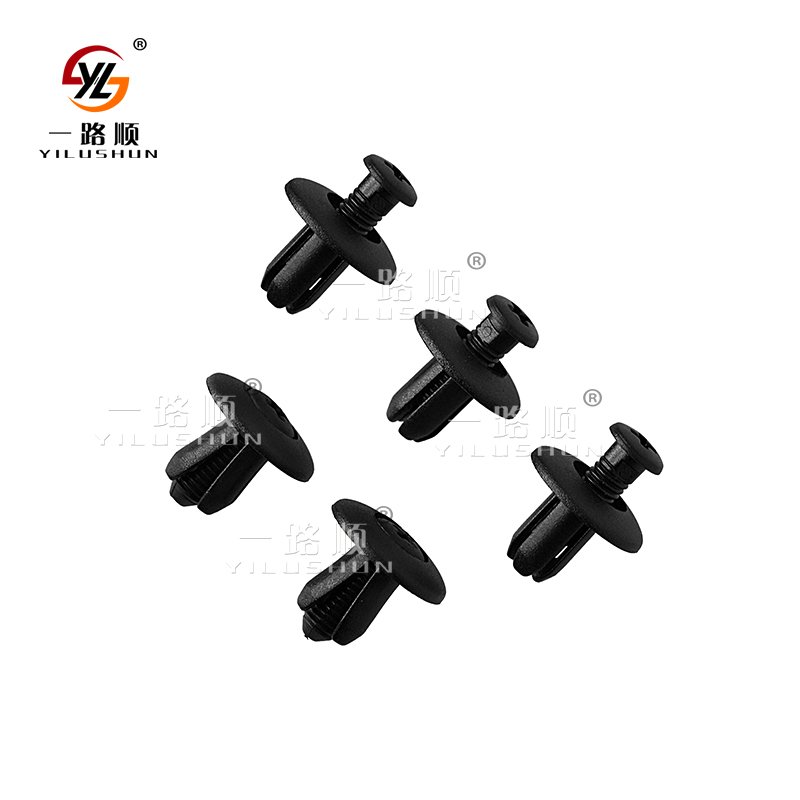 C21 fasten auto plastic rivet nylon belt clip in plastic clear panel retainer